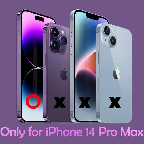 Vista 2 de [2 + 2 unidades] Protector de pantalla trasera y protector de lente de cámara para iPhone 14 Pro Max, iPhone 14 Pro Max, protector de vidrio