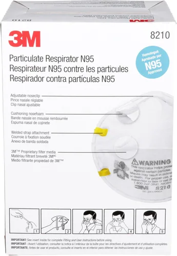 Vista 10 de 3M 8210 Particulate Respirator, N95