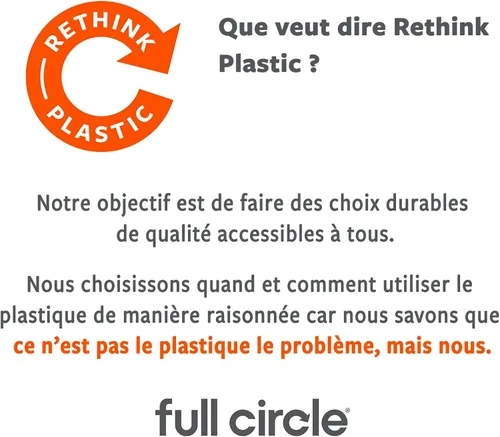 Vista 5 de Full Circle The Ring Cepillo de limpieza de verduras y frutas de bambú, un limpiador versátil para alimentos, incluyendo papas, champiñones