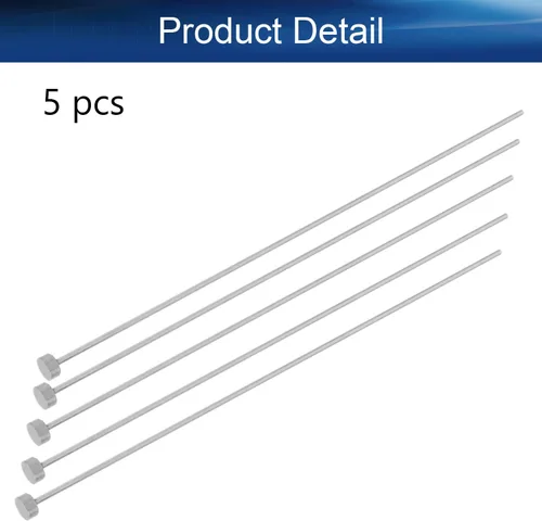 Vista 4 de Auniwaig 1/4 pulgadas de diámetro punta redonda Eyector Pin 6 pulgadas de longitud 65MN acero 48-50rc dureza molde accesorios para herramientas
