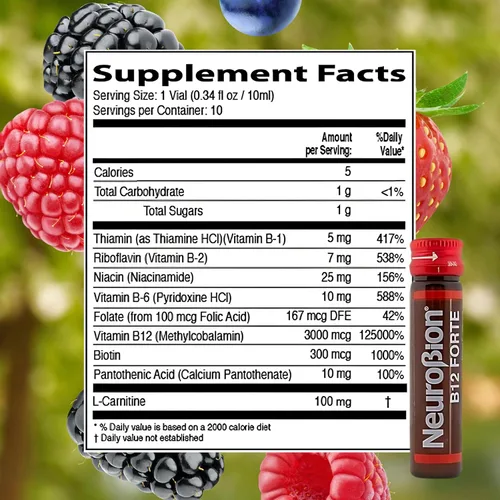 Vista 6 de Neurobion B12 Forte 10 viales x 10 ml (el embalaje puede variar)