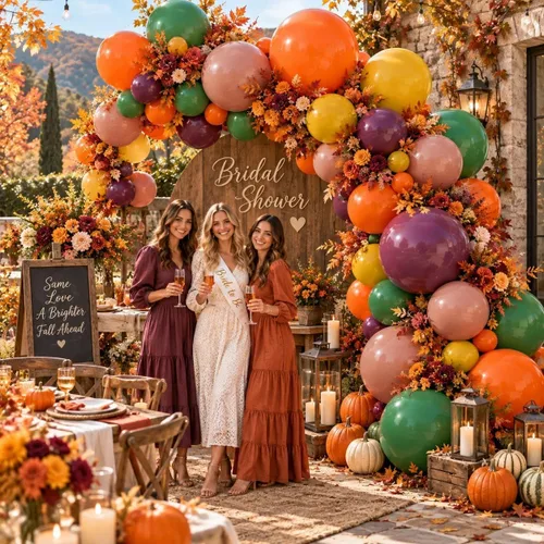 Vista 7 de Guirnalda de globos retro de doble relleno, rosa polvoriento, naranja, mostaza, amarillo, salvia, verde, morado, kit de arco de globos de otoño
