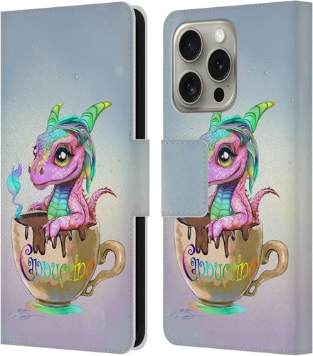 Vista 58 de Head Case Designs Officially Licensed Ruth Thompson Boba Tea Cup O Dragons Leather Wallet Case Compatible with Apple iPhone 7 Plus / 8 Plus