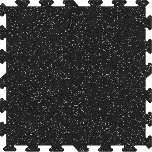 Vista 10 de Baldosa de goma IncStores robusta de 8mm, (baldosas de 58x58cm/kit de piezas para el suelo) tatami de gimnasio de goma entrelazado, para suelos