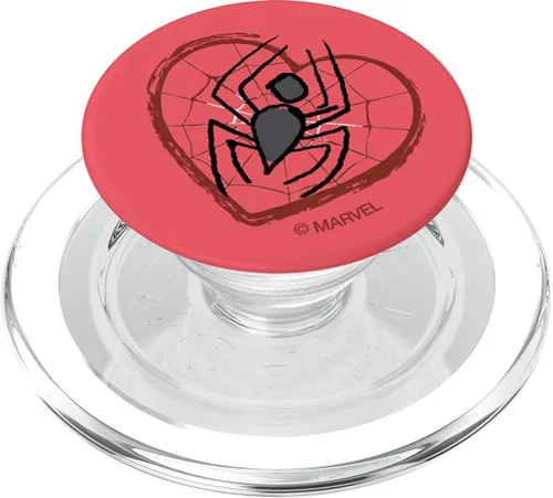 Marvel PopSockets MagSafe PopGrip de corazón para el día de San Valentín de Spider-Man para iPhone