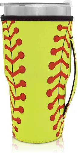 Vista 29 de Fundas Aislantes de Neopreno Portavasos con Asa para Vasos Tumbler de 20oz, Funda Reutilizable para Café Helado Para Tazas de Café de 30oz - 32oz