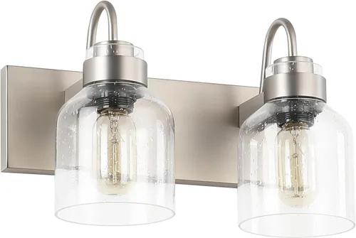 Vista 17 de PRESDE 2 Luces Accesorios de Tocador de Baño Negro y Dorado Luces de Baño de Granja Accesorio de Iluminación Sobre Espejo Aplique de Pared de Baño