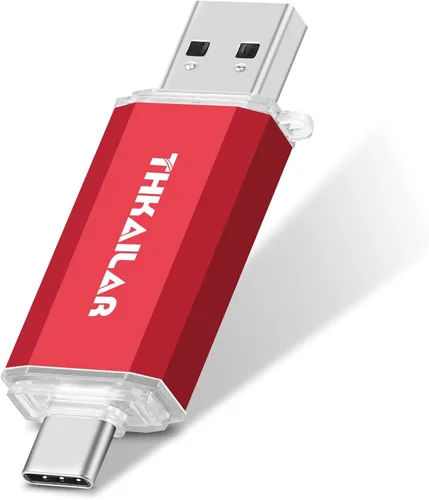 Vista 13 de Thkailar Unidad flash USB C de 32 GB Fat32 OTG de alta velocidad para almacenar datos, USB 3.1, unidad de pulgar C Jump Drive, compatible