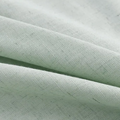 Vista 135 de Aersas Aqua Green Linen Curtains 84 Inches Long 2 Panels Set Back Tab Rod Pocket Living Room Curtain Farmhouse Rustic Light Filtering Hook Drapes