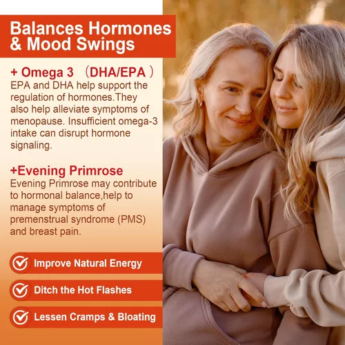 Vista 4 de Gomitas multivitamínicas para mujer con Omega 3 (DHA/EPA), vitamina D3 K2, calcio, inositol, complejo diario de vitamina A C E B, L-metilfolato