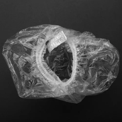 Vista 3 de 100 unidades desechables para ducha de baño/teñido de cabello, protectores de oído impermeables para salón/uso doméstico