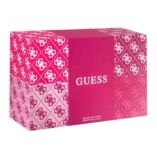 Vista 3 de Guess Spray EDP de 2.5 onzas, spray EDP de 0.5 onzas, loción corporal de 3.4 onzas, bolsa de regalo de 4 piezas para mujer