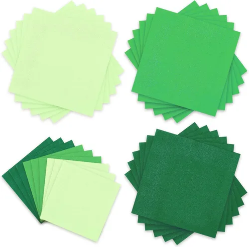 Vista 23 de Whaline Paquete de 150 Servilletas de Papel Azules de 6.5 x 6.5 Pulgadas, 3 Colores, Servilletas de Almuerzo con Temática Azul, Servilletas de Papel