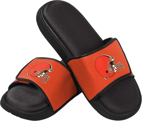 Vista 12 de FOCO mens NFL Team Logo Sport Shower Foam Slide Flip Flop Sandals
