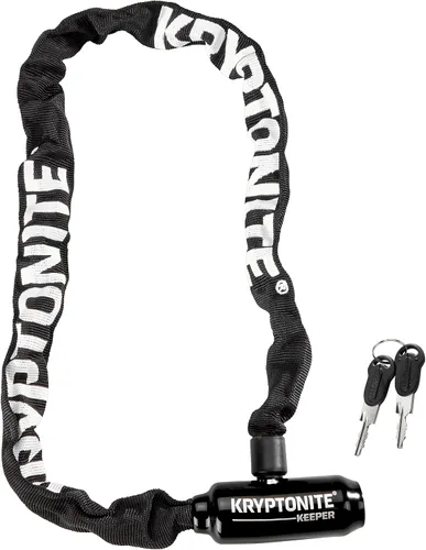 Kryptonite Keeper 585 Bike Chain Lock, 2.7 Feet Long Heavy Duty Anti-Theft Bicycle Chain Lock with Keys for Bike, Motorcycle, Scooter, Bicycle,