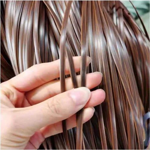 Vista 11 de ECYC Ltd Kit de reparación de ratán de 196 pies para muebles de mimbre, material de tejido de ratán sintético plano de 0.315 in de ancho