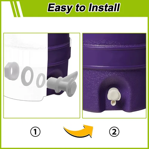 Vista 7 de Kit de 5 boquillas de botón de repuesto compatible con enfriadores Igloo de 2, 3, 5 y 10 galones, boquilla de repuesto para jarra de agua Igloo