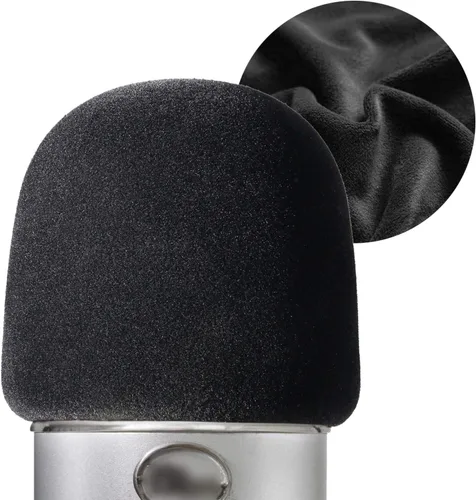 Vista 11 de YOUSHARES 2 piezas de filtro pop Blue Yeti para micrófono Blue Yeti, pantalla de espuma Yeti con gato muerto Blue Yeti cubierta de micrófono