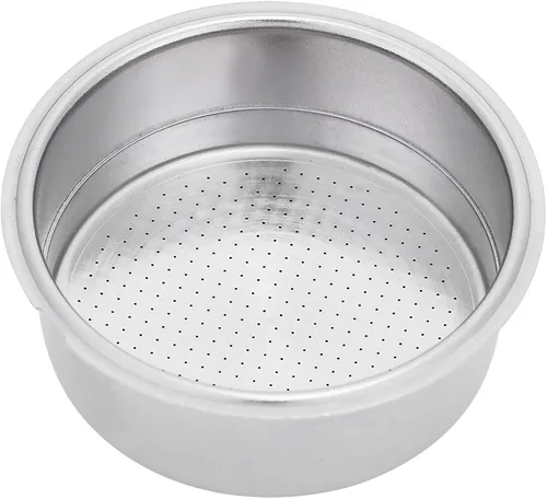 Cesta de filtro de café, cesta de filtro de café expreso presurizado de doble capa de acero inoxidable de alta calidad, 2.008 in para portafiltro
