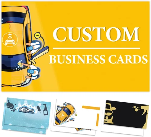 Vista 12 de Tarjetas de visita personalizadas con tu logotipo, tarjetas de visita personalizables en la parte delantera y trasera, 100 tarjetas de visita