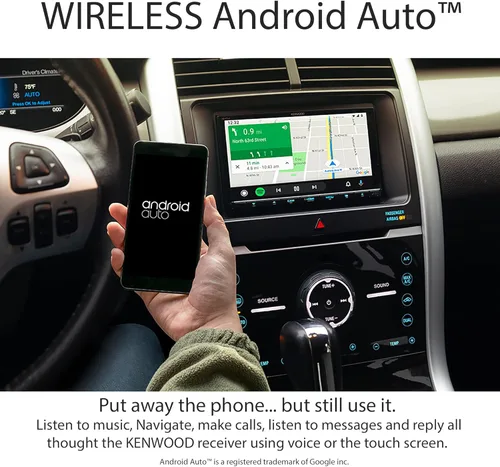 Vista 4 de Kenwood DDX9907XR Receptor de CD/DVD de 6.8" con Apple CarPlay y Android Auto