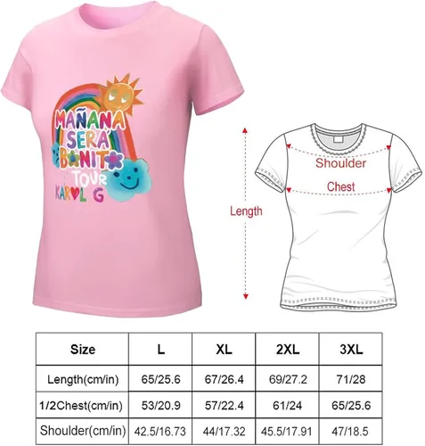 Vista 7 de T-Shirt Women Casual Tee Novelty Graphic T Shirts Short Sleeve Tshirt Summer Tops