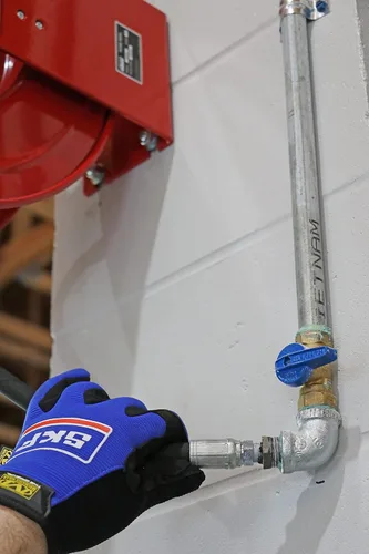 Vista 8 de Lincoln Lubrication, 83754, carrete para manguera de aire de 50 pies x 1/2 pulgadas