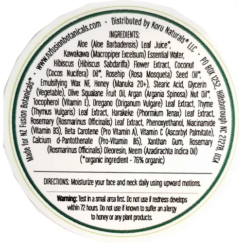 Vista 6 de Crema botánica de luna con miel de manuka, aceite de rosa mosqueta y Squalane