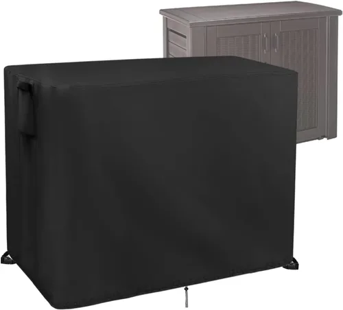 Vista 13 de Funda para Mesa de Trasplante, Cubierta Impermeable para Gabinete de Almacenamiento al Aire Libre Mederla 32"x19"x36", Funda Protectora para Armario