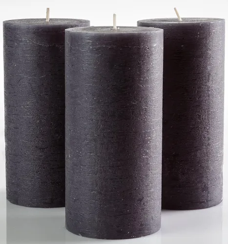 Vista 11 de Melt Candle - Velas de pilar, paquete de 3, velas sin perfume para el hogar, iglesia, bodas y más, 3 x 3 pulgadas, marfil