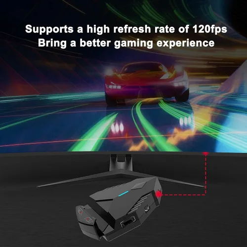 Vista 4 de Combo de teclado y mouse para juegos de media mano de 35 teclas PUBG con cable mecánico RGB retroiluminado medio teclado con reposamuñecas