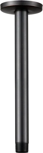 Vista 19 de OFFO Brazo de ducha con brida, oro brillante de 3 pulgadas, cabezal de ducha de lluvia de repuesto, brazo recto, montado en techo para cabezal