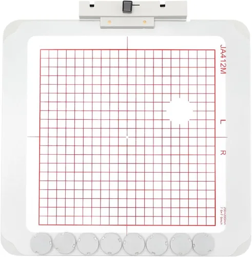 Vista 3 de Embroidex Aro de metal / magnético SQ20B bordado para Janome Memory Craft MC 500E 400E 550E Elna Expressive #864412001 7.9" x 7.9" (200mmx200mm)