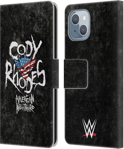 Vista 45 de Head Case Designs Funda con licencia oficial de la WWE American Nightmare Flag Cody Rhodes compatible con Apple iPhone 11 Bandera de pesadilla