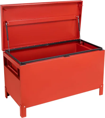 Vista 6 de Caja de herramientas de aluminio para camioneta, caja de almacenamiento para obra, caja de herramientas, gabinete, resistente, para cama de camión