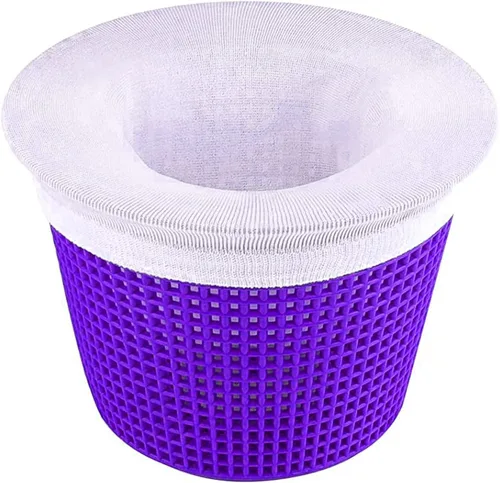 Paquete de 40 calcetines de piscina para filtros, cestas/filtro de bañera de hidromasaje, funciona perfectamente con el skimmer de superficie para