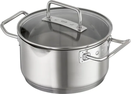 Vista 8 de RÖSLE Expertiso - Recipiente universal para cocinar de acero inoxidable 18/10, tapa de cristal de 7.9 in, escala interior, apto para cocinas