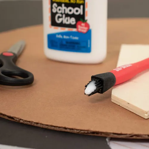 Vista 4 de Sili - Juego de cepillo de silicona antiadherente para aplicar madera, 1 y 1/2, cepillos fáciles de limpiar para carpintería, arte, pasatiempos