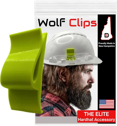Vista 12 de Diligence, clips de lobo, accesorio para casco duro, marcador y lápiz de carpintero, rojo