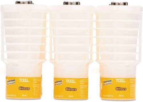 Rubbermaid Commercial Tcell Microtrans - Recambio neutralizador de olores, cítricos, 1.62 onzas, 6/caja