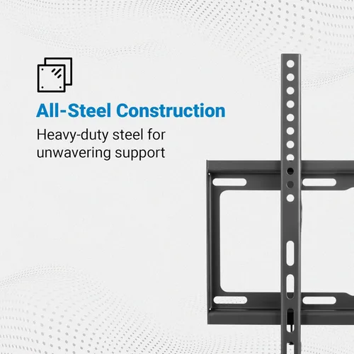 Vista 5 de Manhattan Soporte de pared para TV – Se adapta a la mayoría de televisores LED, LCD, OLED planos y curvos de 32 a 55 pulgadas, soporta hasta 88