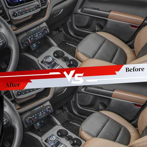 Vista 6 de para Ford Bronco Sport Accesorios 2021 2022 2023 2024 - perilla para interruptor de faros de aire acondicionado, 4WD, tracción en todas las ruedas