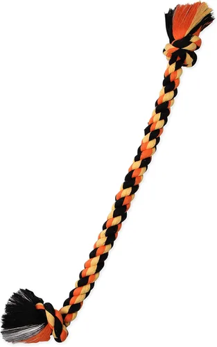 Vista 10 de Mammoth Flossy Chews - Tirador de cuerda de color - Juguete de algodón y poliéster de primera calidad para perros - Cuerda interactiva - Juguete