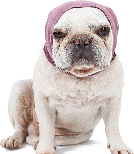 Cubierta de orejas de perro para baño, secado y aseo, capucha para mascotas para aliviar la ansiedad y calmar, protector de oídos de perro,