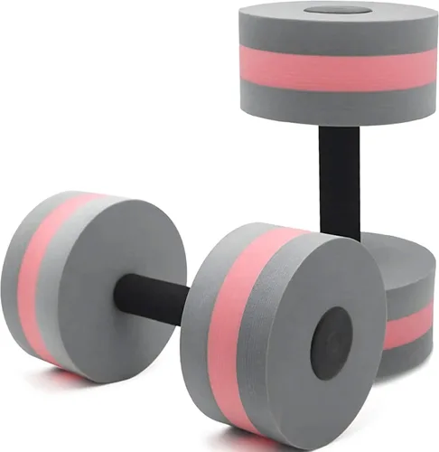 Vista 4 de BigBoss Sports - Mancuernas para ejercicios acuáticos, barras de fitness acuáticas, juego de 2