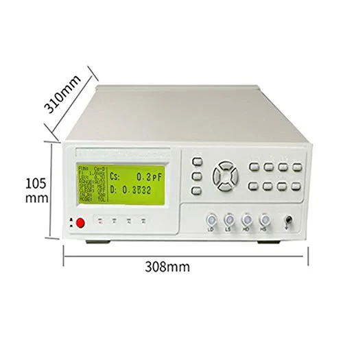 Vista 5 de Medidor LCR digital ATO, 50 Hz ~ 100 kHz o 100 Hz ~ 10 kHz de alta precisión para probar inductancia, capacitancia y resistencia 0.1% de precisión