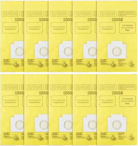 Paquete de 10 bolsas de vacío 50403 compatibles con Kenmore Canister tipo C/Q 5055, 50555, 50557, 50558 y tipo C-5, C-18, 53292, 200 Series, 400