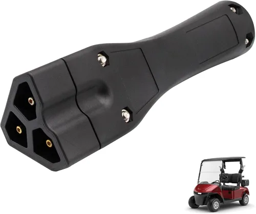 DRIVE UP Golf Cart 48V Charger Plug Handle Suitable for EZGO RXV, EZGO 3-Pin Triangle Charger Plug, OEM 604321 611219