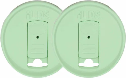 Vista 12 de Mason Jar - Tapa para bebida, boca regular, fabricada en Estados Unidos, color azul aguamarina, paquete de 2