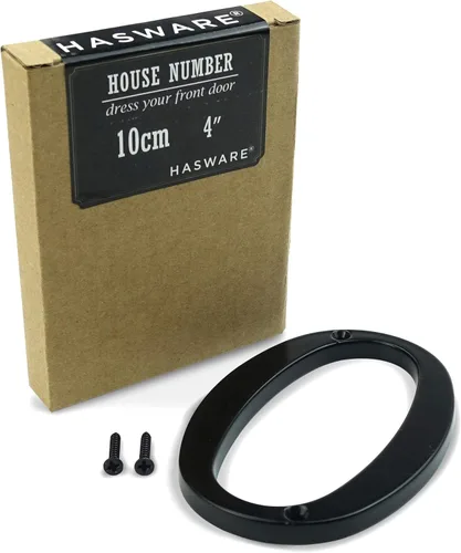 Vista 9 de HASWARE Letrero de Número de Casa de 4 Pulgadas Números Modernos de Puerta Placa de Señalización Numerales de Dirección de Calle y Casa Aleación